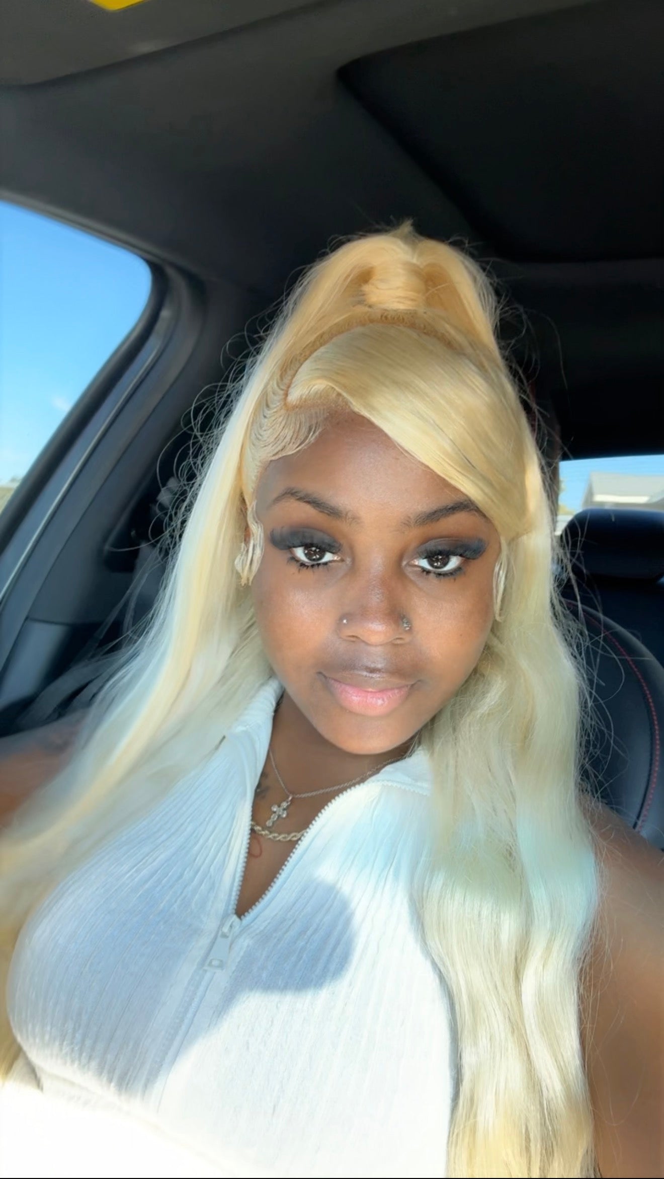 13x6 Straight 613, 250% density HD Lace Frontal Wig